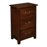 La Verde 3 Drawer Lamp Table