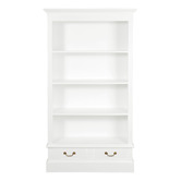 La Verde White Tasmanian 4 Shelf Bookcase