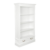 La Verde White Tasmanian 4 Shelf Bookcase