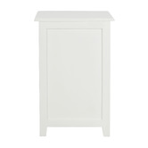 La Verde Hamptons White 1 Drawer Lamp Table
