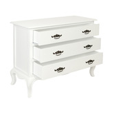 La Verde 3 Drawer French Sideboard