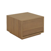 La Verde Elylis 1 Drawer Cedar Wood Bedside Table