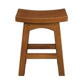 La Verde 50cm Molly Wooden Barstool