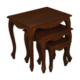 La Verde 3 Piece Farmhouse Nesting Table Set