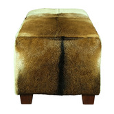 La Verde Large Goat Skin Rhyno Stool