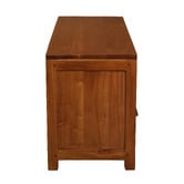 La Verde 120cm Adele Low Mahogany Wood TV Unit