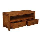 La Verde 120cm Adele Mahogany Wood TV Unit