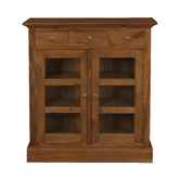 La Verde Small Jolynn 3 Drawer Display Cabinet