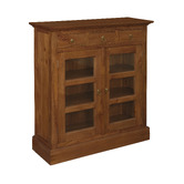 La Verde Small Jolynn 3 Drawer Display Cabinet