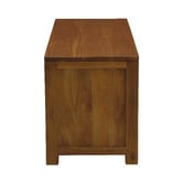 La Verde 120cm Belgium 2 Drawer Mahogany Wood Entertainment Unit