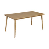 La Verde Ahavel Oak Wood Dining Table