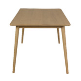 La Verde Ahavel Oak Wood Dining Table