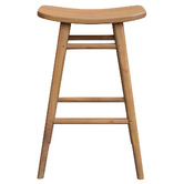 La Verde 65cm Ellis Mindi Wood Barstool