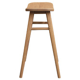 La Verde 65cm Ellis Mindi Wood Barstool