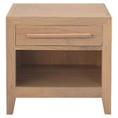La Verde Annalise Mindi Wood Bedside Table