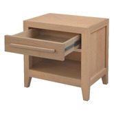 La Verde Annalise Mindi Wood Bedside Table