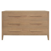 La Verde Dana Mindi Wood 3 Drawer Chest