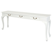 La Verde Queen Ann 3 Drawer Console Table