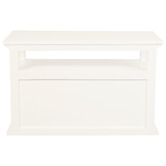 La Verde 97cm White Tasmania 2 Door Mahogany Wood TV Stand