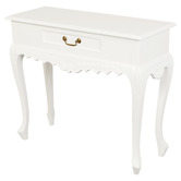 La Verde Carved 1 Drawer Sofa Table