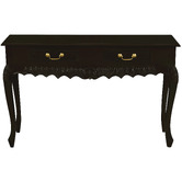 La Verde 2 Drawer Carved Sofa Table