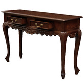 La Verde 2 Drawer Carved Sofa Table