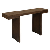 La Verde Delphine Mindi Wood Console Table