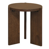 La Verde Caius Mindi Wood Side Table
