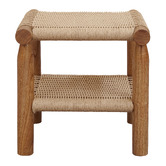 La Verde Seren Mindi Wood Side Table