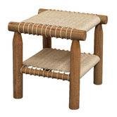 La Verde Seren Mindi Wood Side Table