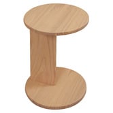 La Verde Delphine Mindi Wood Side Table