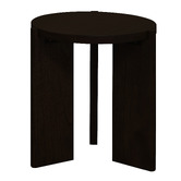 La Verde Caius Mindi Wood Side Table
