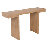 La Verde Delphine Mindi Wood Console Table