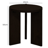 La Verde Caius Mindi Wood Side Table