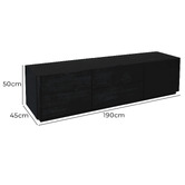 La Verde Oswin 2 Door 2 Drawer Entertainment Unit