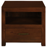 La Verde Frederick 1 Drawer Bedside Table