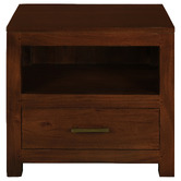 La Verde Frederick 1 Drawer Bedside Table