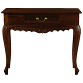 La Verde Pauli 1 Drawer Carved Console Table