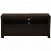 La Verde 120cm Belgium 2 Drawer Mahogany Wood Entertainment Unit