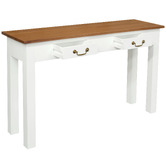 La Verde Tasmania 2 Drawer Straight Leg Sofa Table