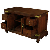 La Verde Oriental 2 Door 4 Drawer Tall Sideboard