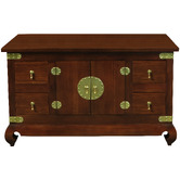 La Verde Oriental 2 Door 4 Drawer Tall Sideboard