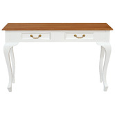 La Verde Queen Ann 2 Drawer Sofa Table