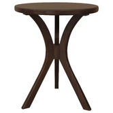 La Verde 2 Piece William Cedar Wood Side Table