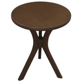 La Verde 2 Piece William Cedar Wood Side Table