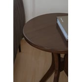 La Verde William Cedar Wood Side Table