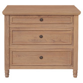 La Verde Vincent 3 Drawer Cedar Wood Chest