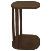 La Verde Parker Cedar Wood Side Table