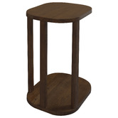 La Verde Parker Cedar Wood Side Table