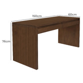 La Verde Elias Cedar Wood Study Desk